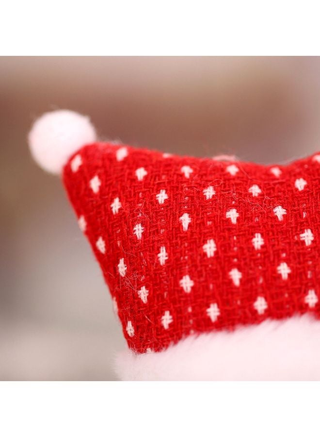 Decorative Ornament Red/White/Beige 10x13cm - Image 3